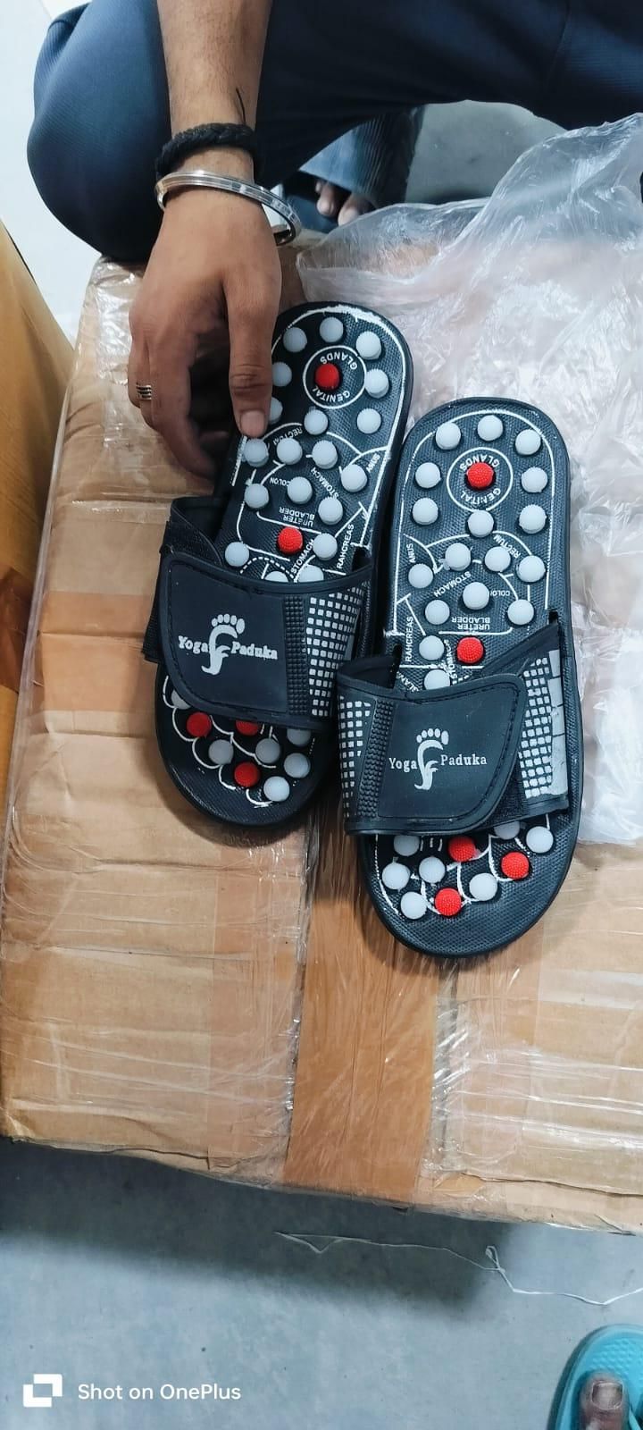 Acupressure and Magnetic Therapy Slippers for Full Body Blood Circulation For Men and Women